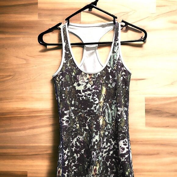 Lululemon Cool Racerback floral tank size 6 women multicolor racerback - Picture 3 of 6